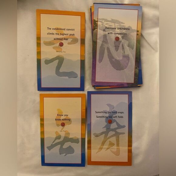 TAO Book & Card Pack by Timothy Freke *32 Cards out of 40* RARE - Picture 1 of 3